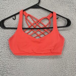 Lululemon Freee to Be Wild Sports Bra Womens 4 Strappy Yoga Gym Unpadded Top